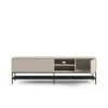 Tv-meubel Amira 2d2v 180cm Crème/zwart - Giga Meubel