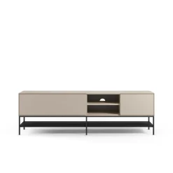Tv-meubel Amira 2d2v 180cm Crème/zwart - Giga Meubel