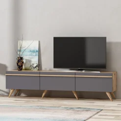 Tv-meubel Amsterdam Antraciet 180cm