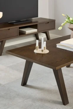 Tv-meubel Annie Eikenfineer Smoke 150cm - Giga Living