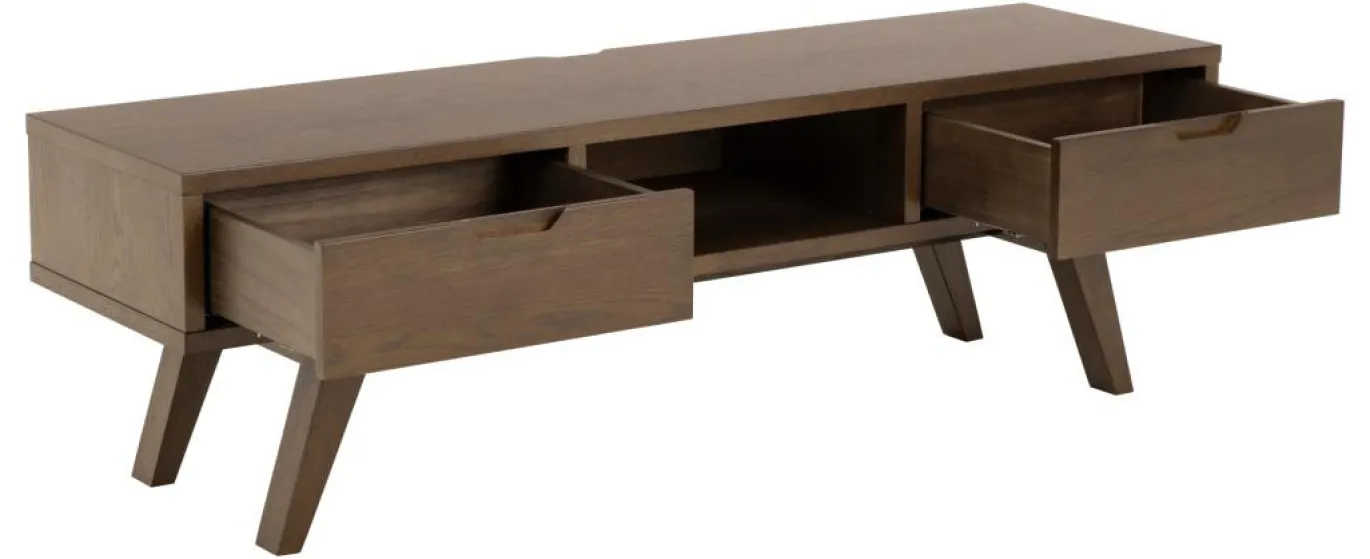 Tv-meubel Annie Eikenfineer Smoke 150cm - Giga Living
