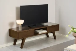 Tv-meubel Annie Eikenfineer Smoke 150cm - Giga Living