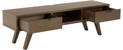 Tv-meubel Annie Eikenfineer Smoke 150cm - Giga Living