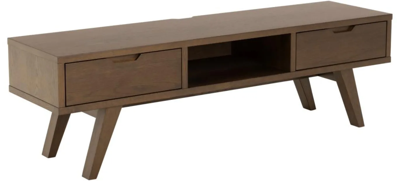 Tv-meubel Annie Eikenfineer Smoke 150cm - Giga Living