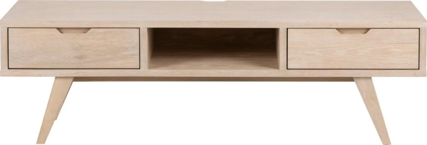 Tv-meubel Annie Eikenfineer Wit 150cm - Giga Living