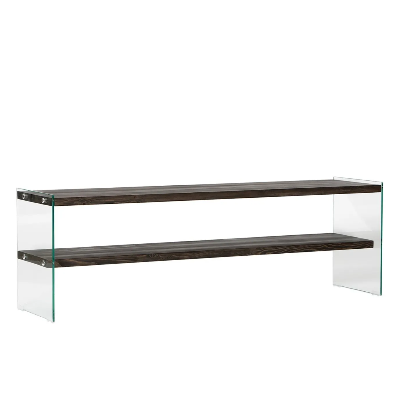 Tv-meubel Aqua Antraciet/Glas 140cm