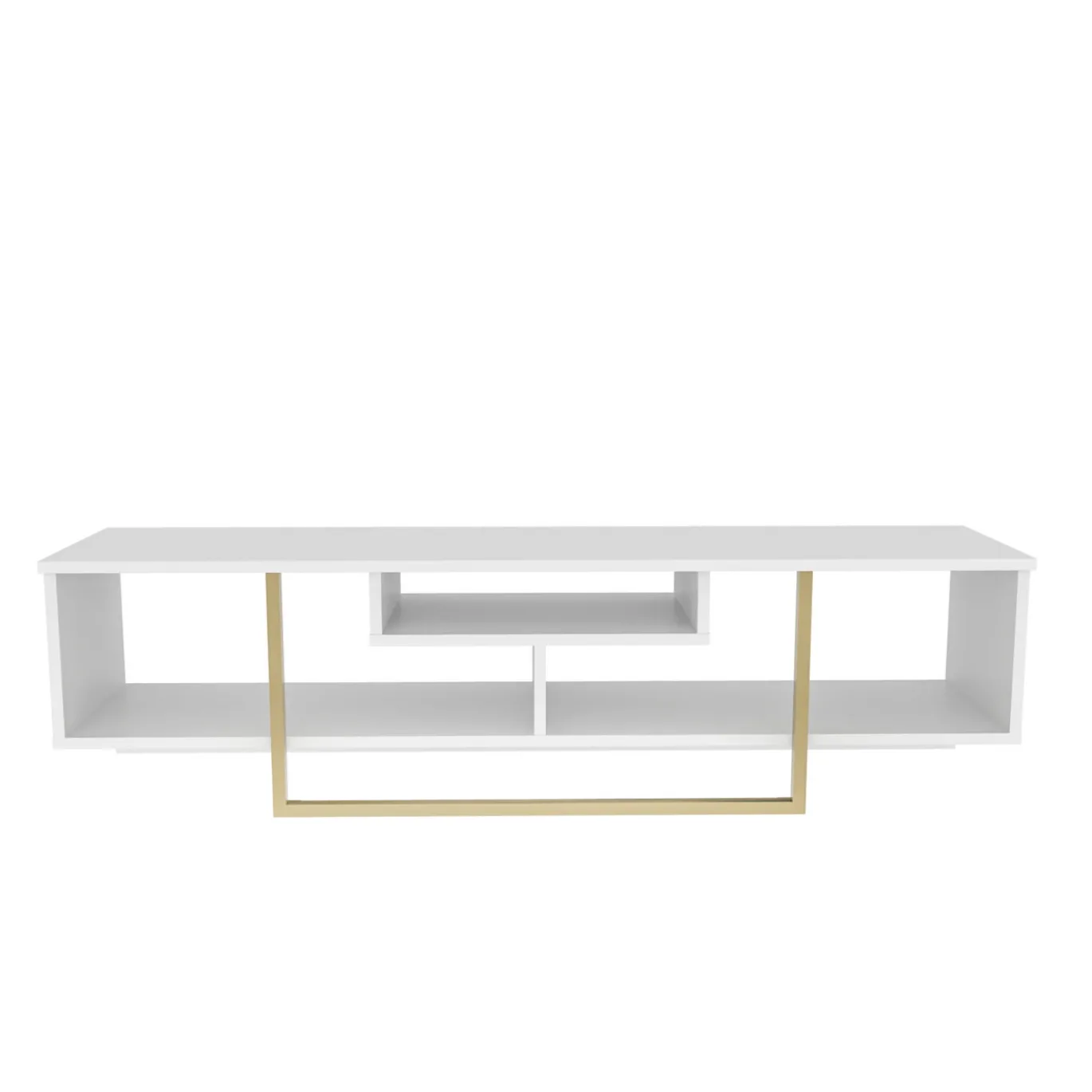 Tv-meubel Asal Wit/Goud 150cm