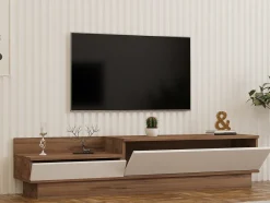 Tv-meubel Barko Beige/Bruin 160cm