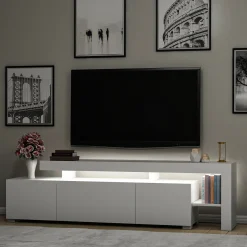 Tv-Meubel Beliz Melamine Wit