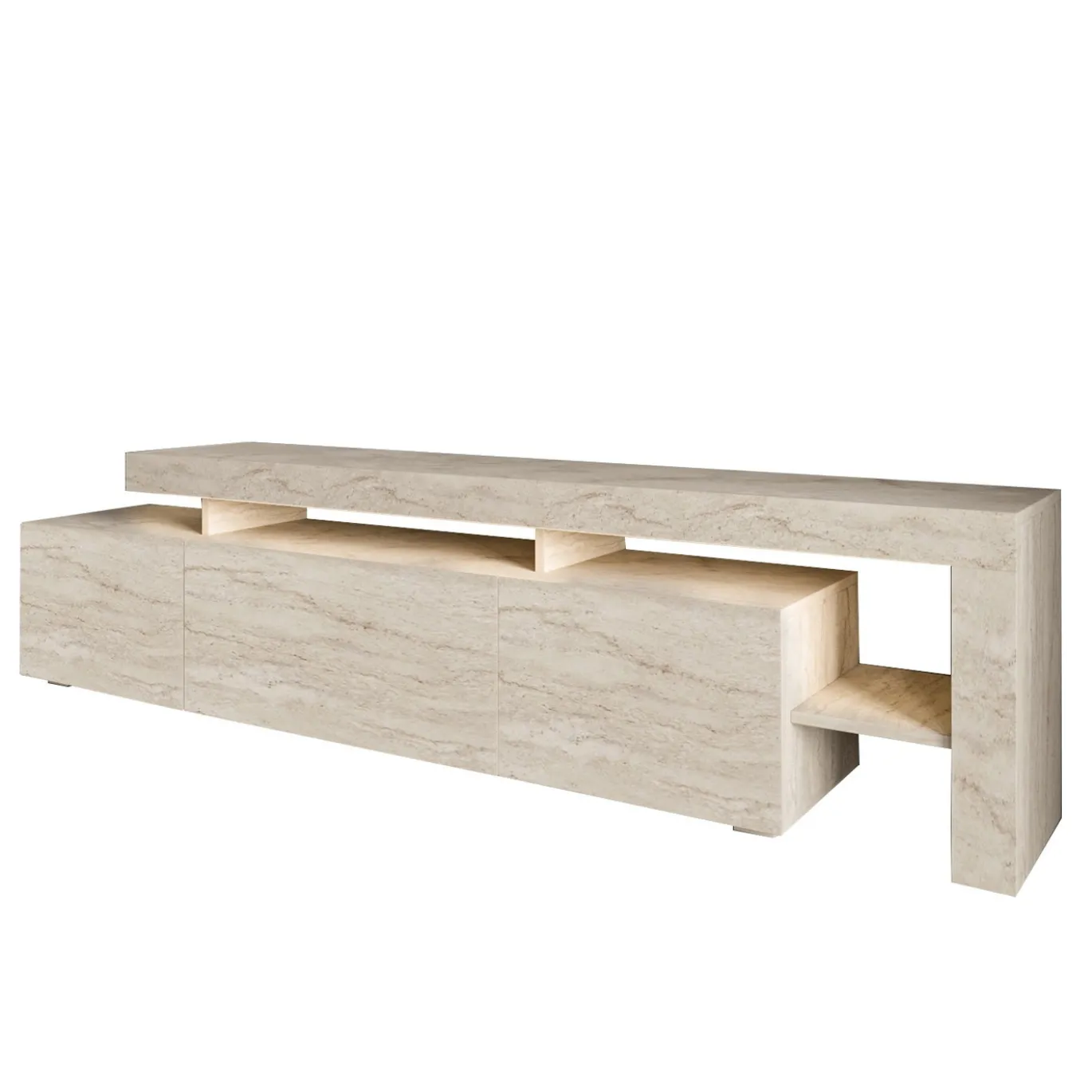 Tv-meubel Beliz Travertinlook 192cm