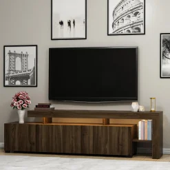 Tv-meubel Beliz Walnoot Incl. LED