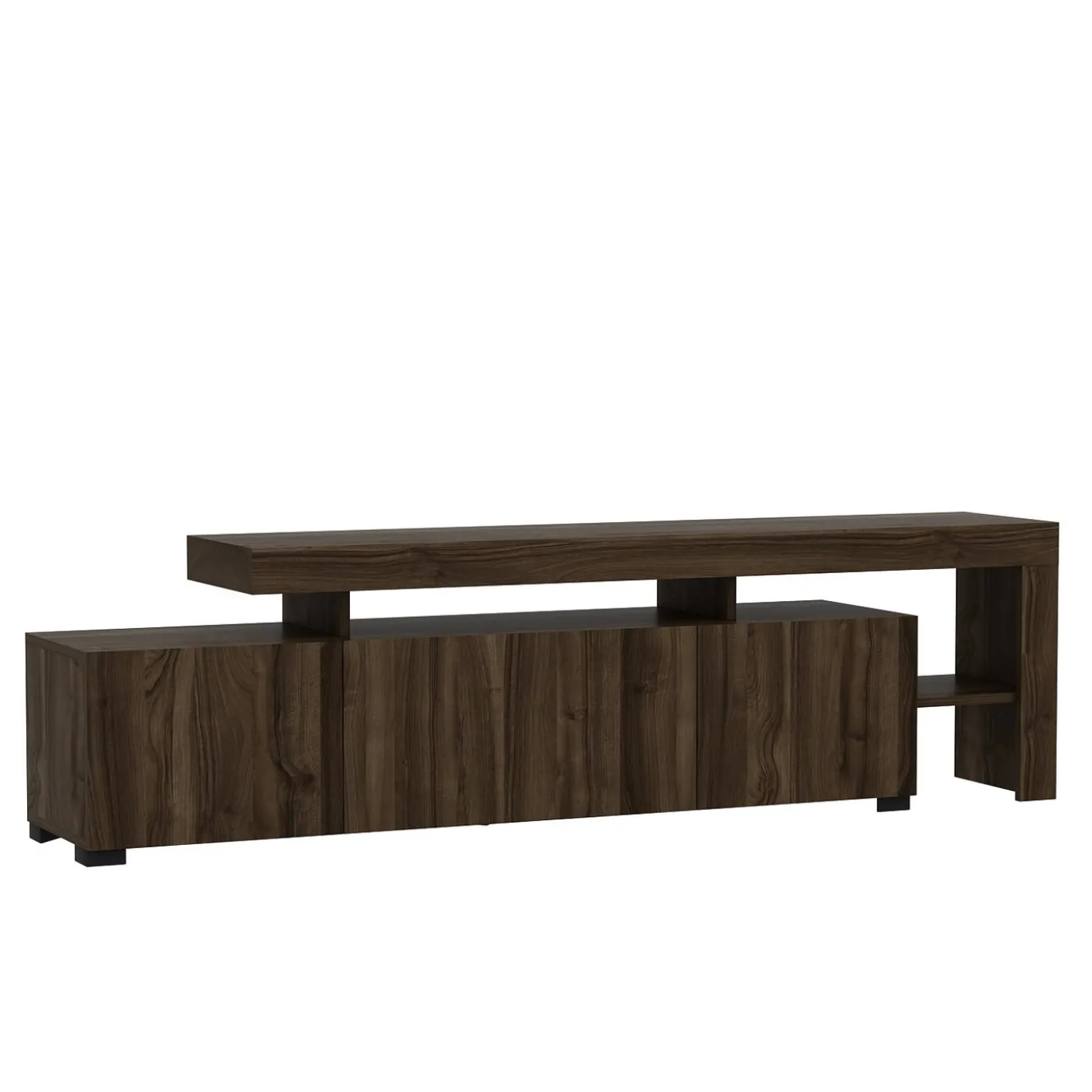 Tv-meubel Beliz Walnoot Incl. LED