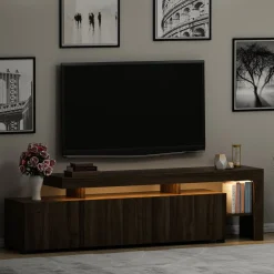 Tv-meubel Beliz Walnoot Incl. LED