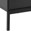 Tv-meubel Bronx MDF Zwart 140cm - Giga Living