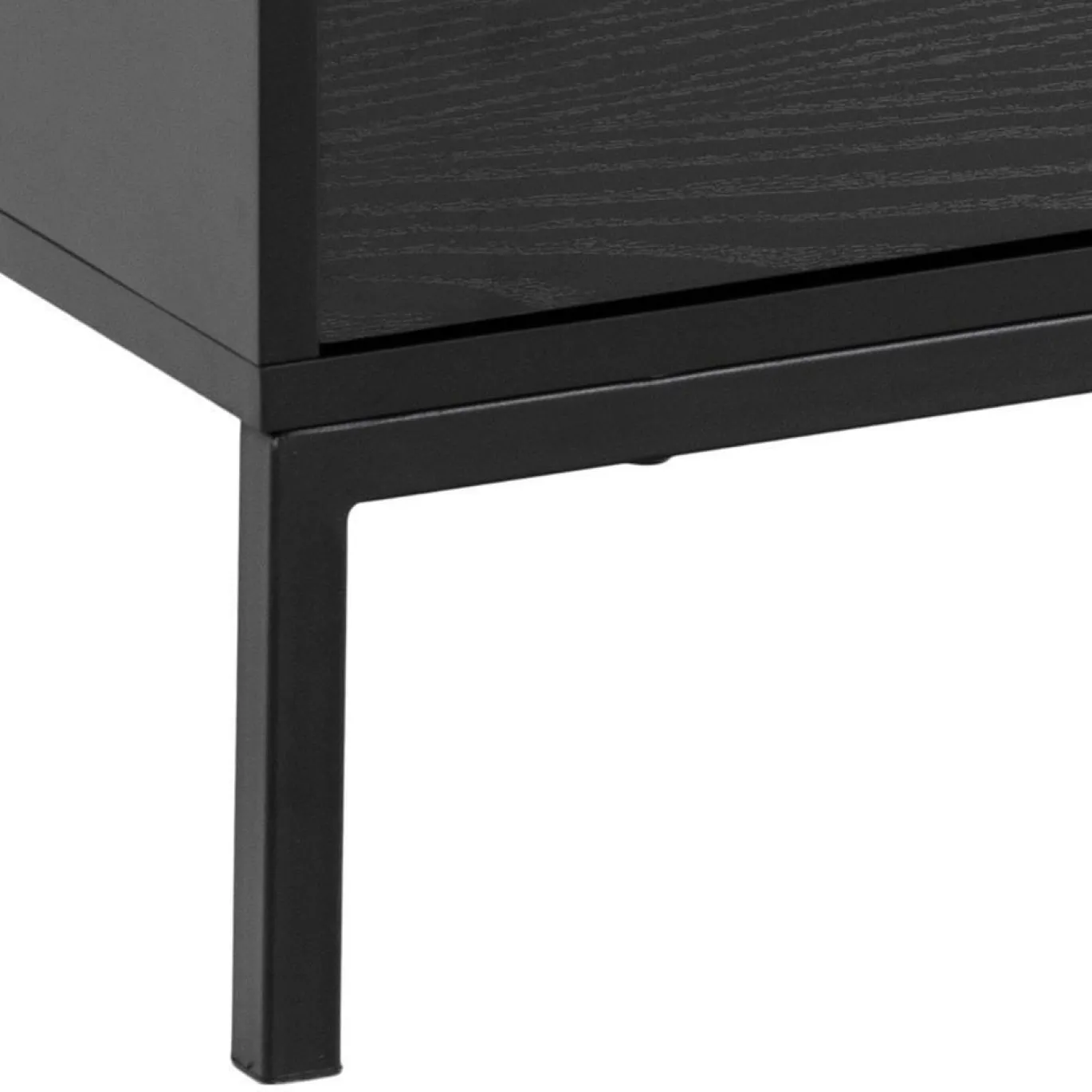 Tv-meubel Bronx MDF Zwart 140cm - Giga Living