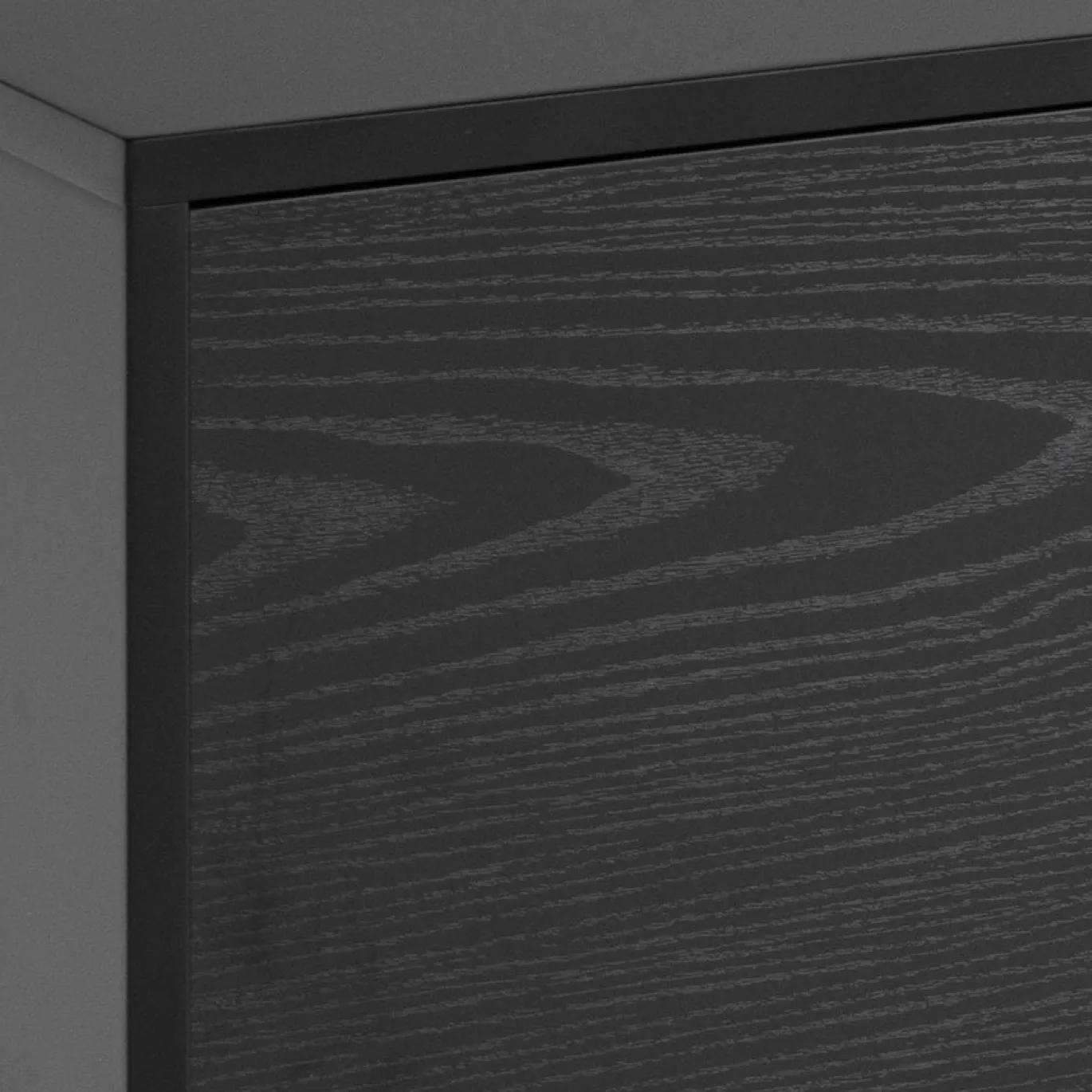 Tv-meubel Bronx MDF Zwart 140cm - Giga Living