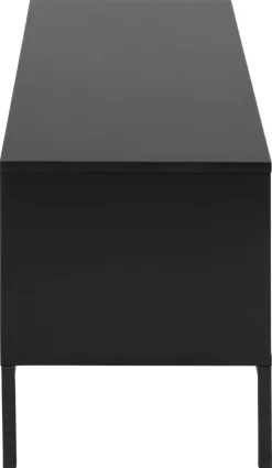 Tv-meubel Bronx MDF Zwart 140cm - Giga Living