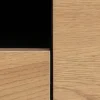 Tv-meubel Bronx MDF Zwart/Naturel 140cm - Giga Living