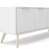 Tv-meubel Campus 4d Wit Wax - Giga Meubel