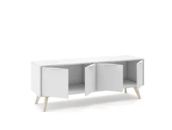 Tv-meubel Campus 4d Wit Wax - Giga Meubel