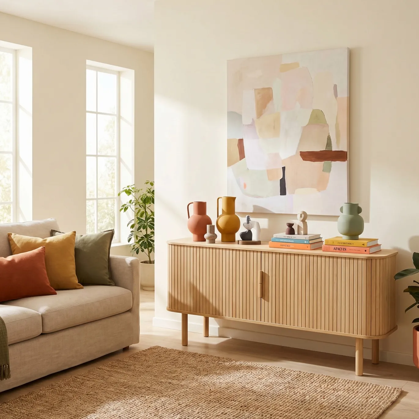 Tv-meubel Cavo Naturel Eiken 160cm - Giga Living
