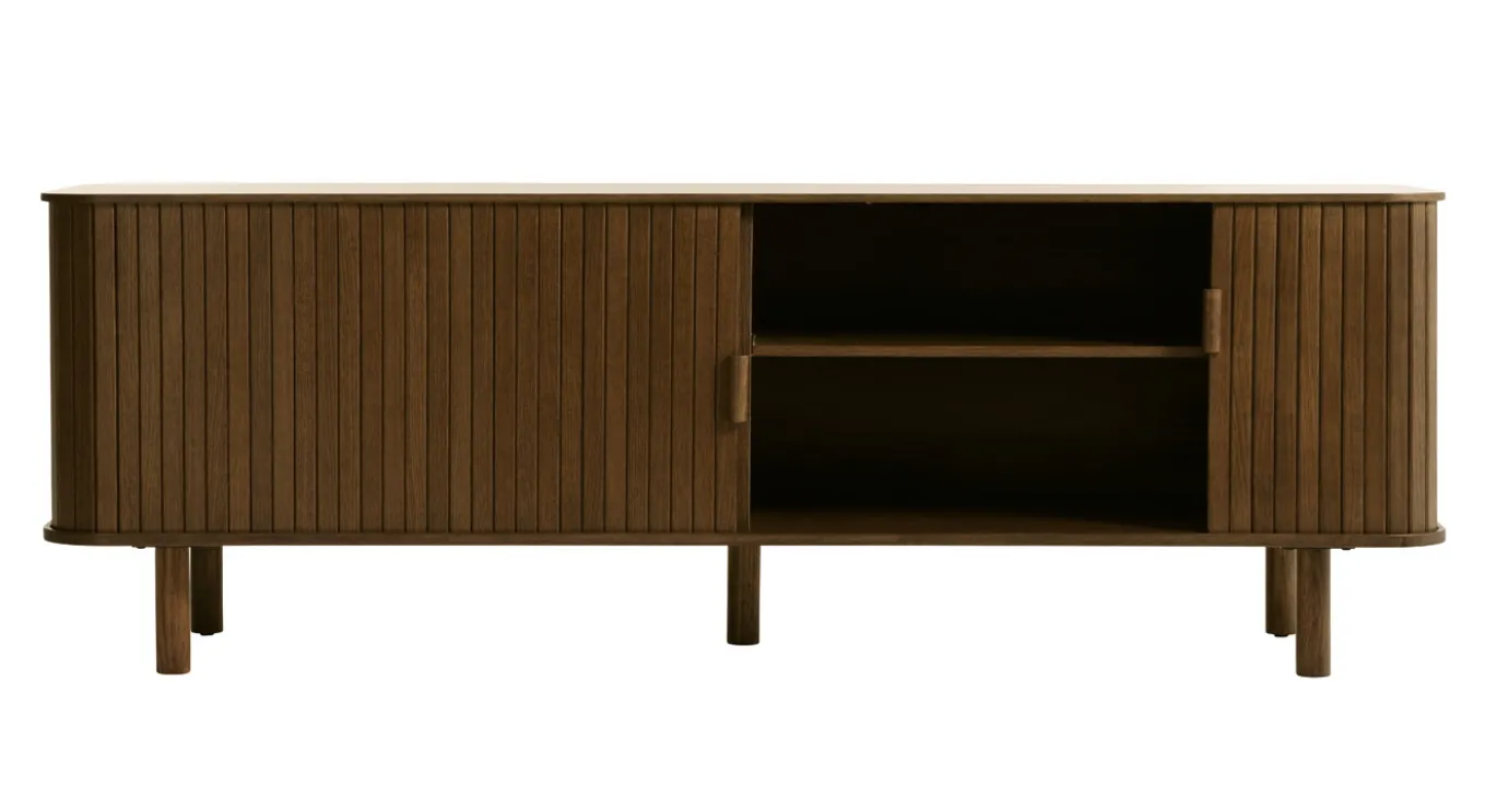 Tv-meubel Cavo Smoked Eiken 160cm - Giga Living