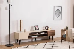 Tv-meubel Clark Beige/Walnoot 180cm