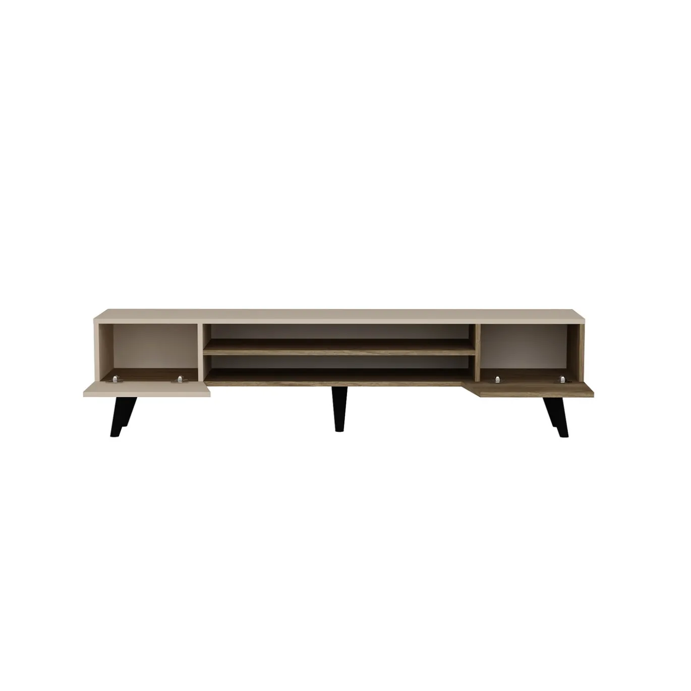 Tv-meubel Clark Beige/Walnoot 180cm
