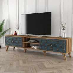 Tv-Meubel Class Melamine Walnoot Chalcedony