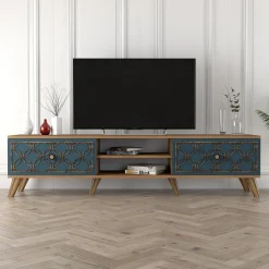 Tv-Meubel Class Melamine Walnoot Chalcedony
