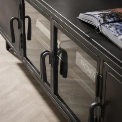 TV-meubel 180cm Rift Metal - Giga Meubel
