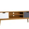 Tv-meubel Cusco 2d Wax/t, Grijs-wit - Giga Meubel