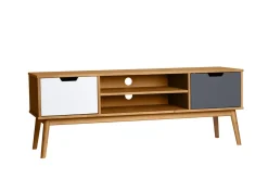 Tv-meubel Cusco 2d Wax/t, Grijs-wit - Giga Meubel