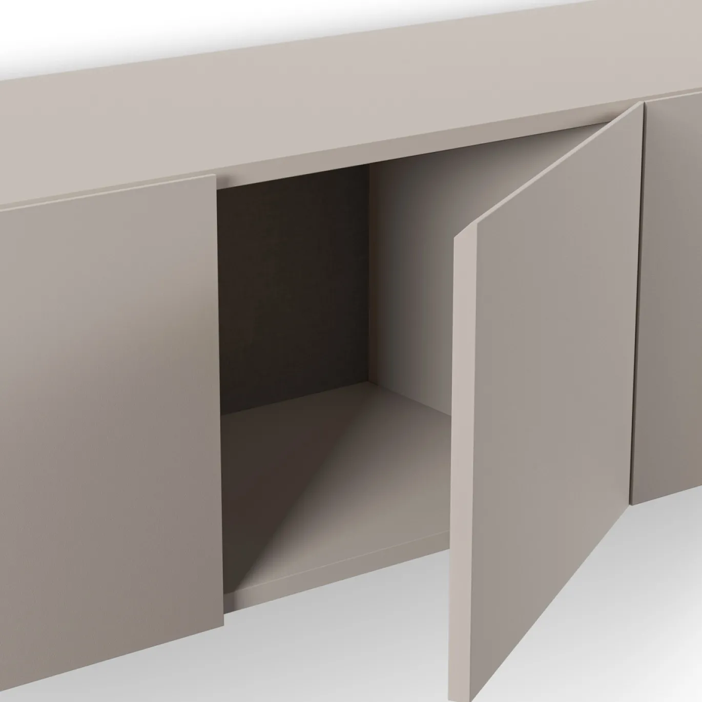 Tv-meubel Daroca 4d 180cm Crème - Giga Meubel