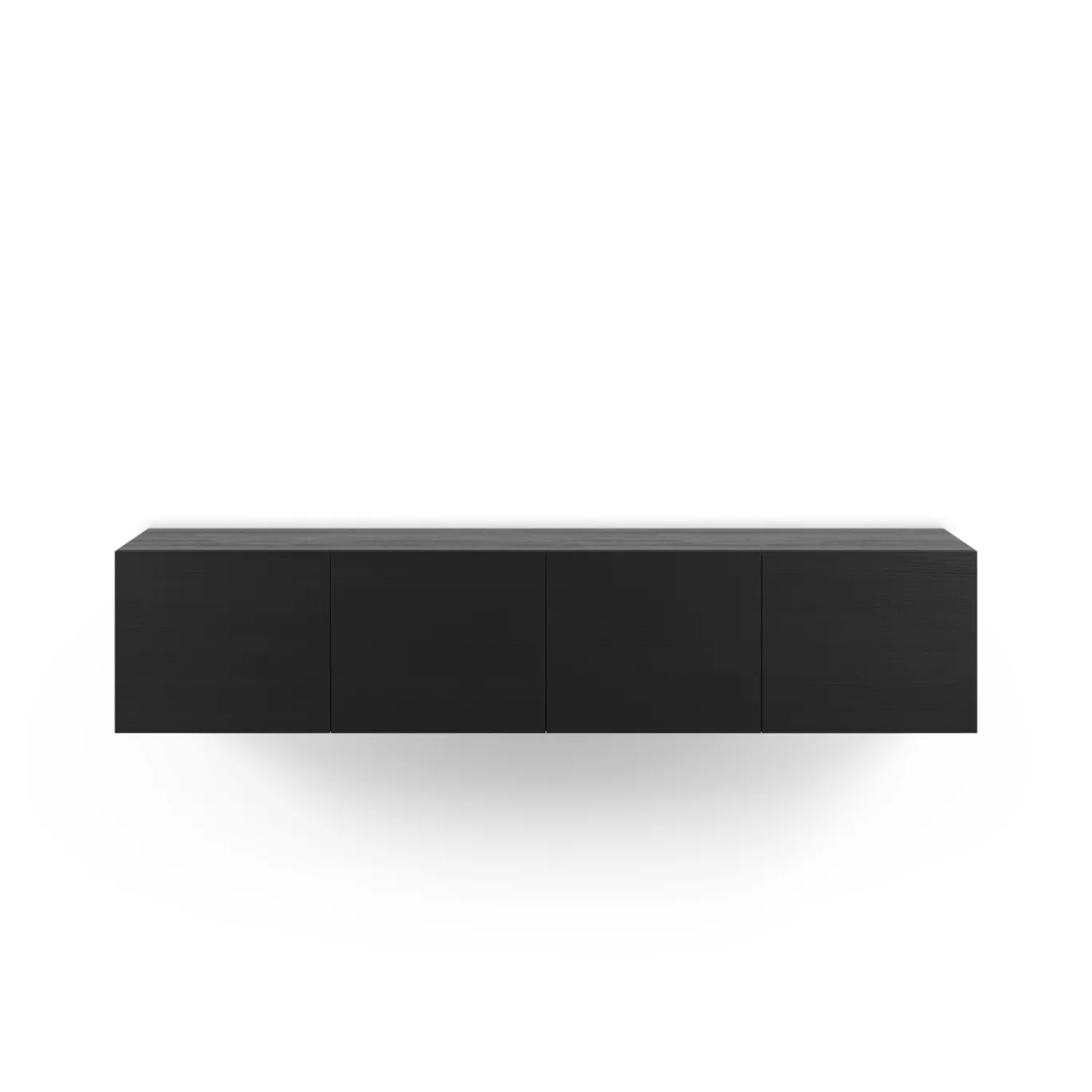 Tv-meubel Daroca 4d 180cm Zwart - Giga Meubel