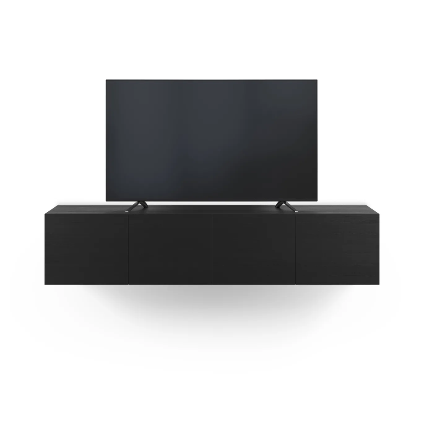 Tv-meubel Daroca 4d 180cm Zwart - Giga Meubel