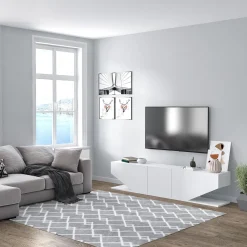 Tv-Meubel Diamond Melamine Wit