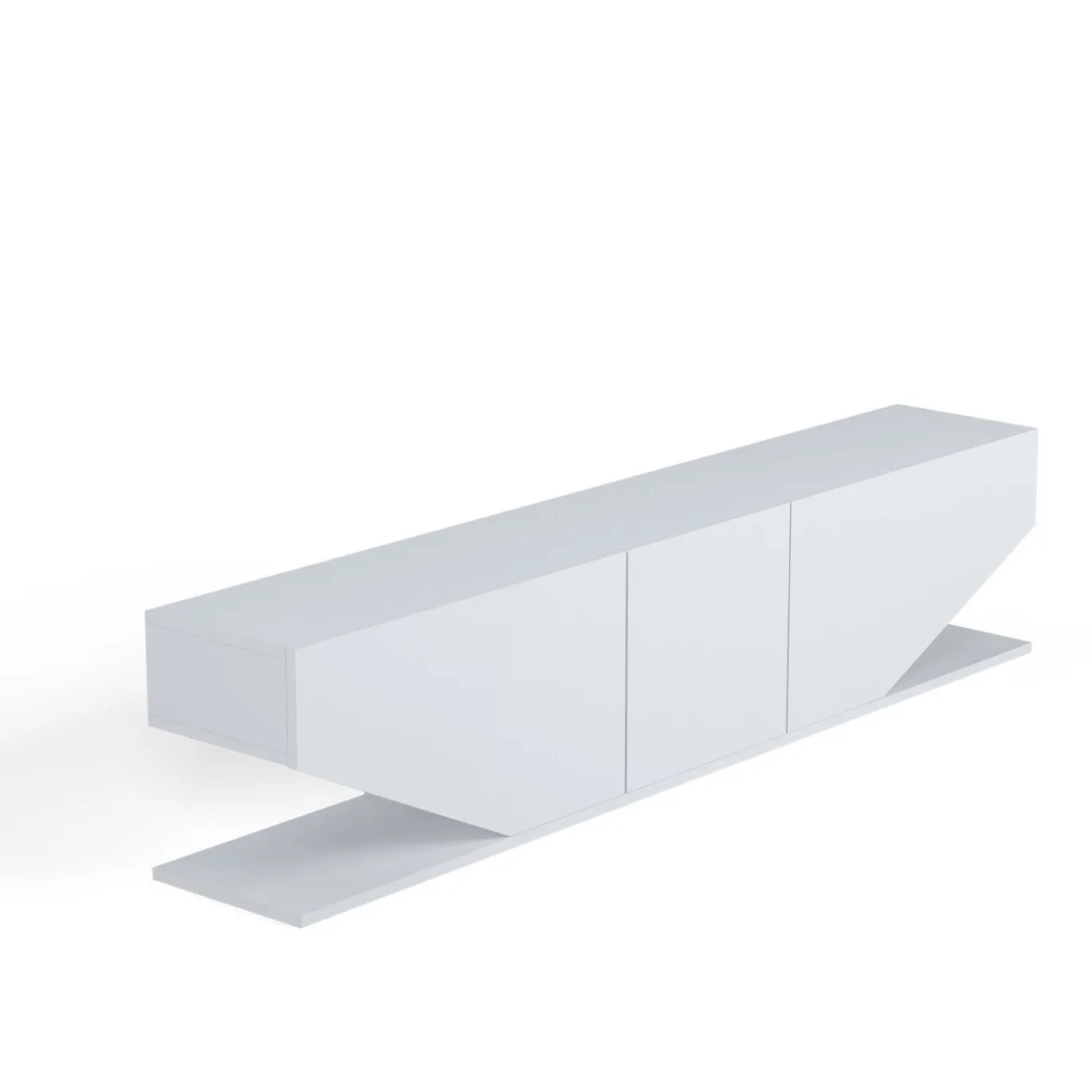 Tv-Meubel Diamond Melamine Wit