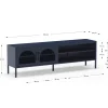 Tv-meubel Diora 2d2v 160cm Blauw - Giga Meubel