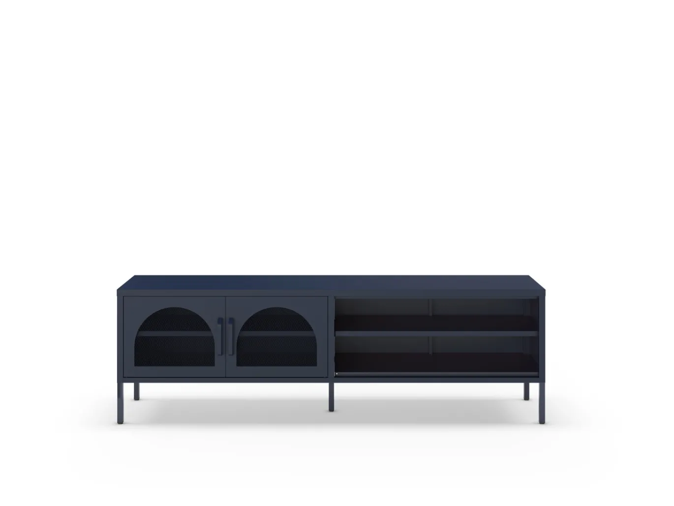 Tv-meubel Diora 2d2v 160cm Blauw - Giga Meubel