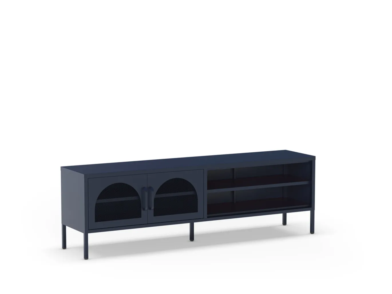 Tv-meubel Diora 2d2v 160cm Blauw - Giga Meubel