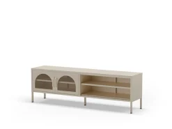 Tv-meubel Diora 2d2v 160cm Crème - Giga Meubel