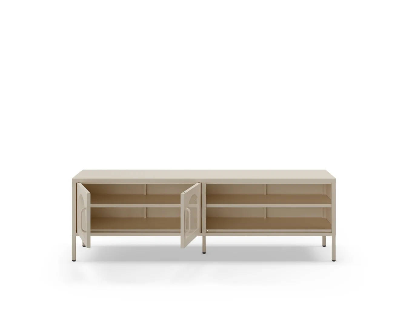 Tv-meubel Diora 2d2v 160cm Crème - Giga Meubel