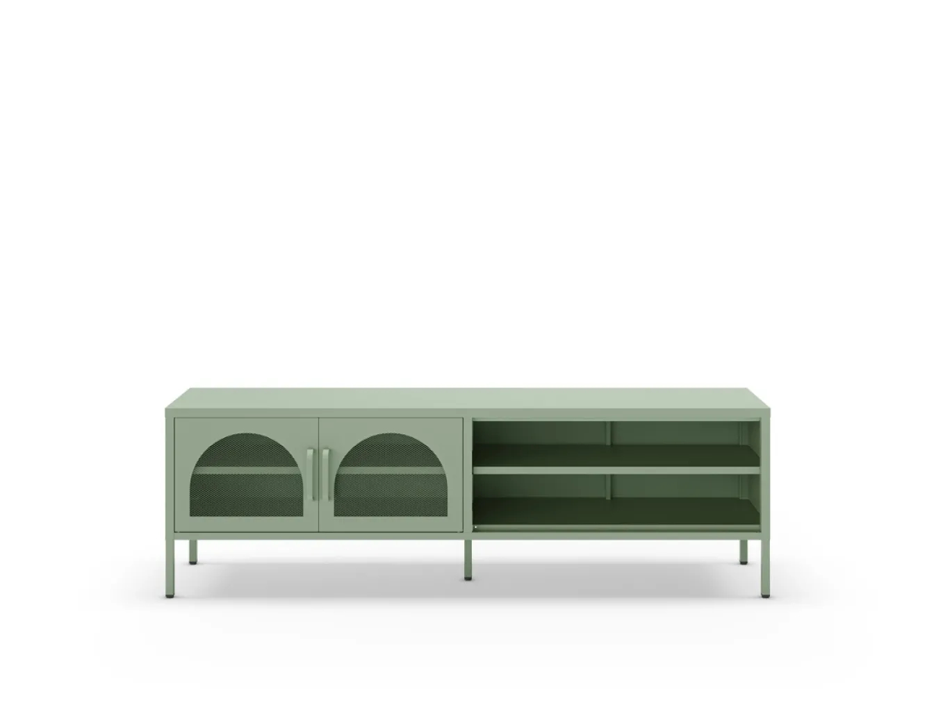 Tv-meubel Diora 2d2v 160cm Mintgroen - Giga Meubel