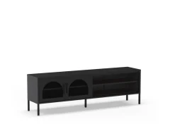 Tv-meubel Diora 2d2v 160cm Zwart - Giga Meubel