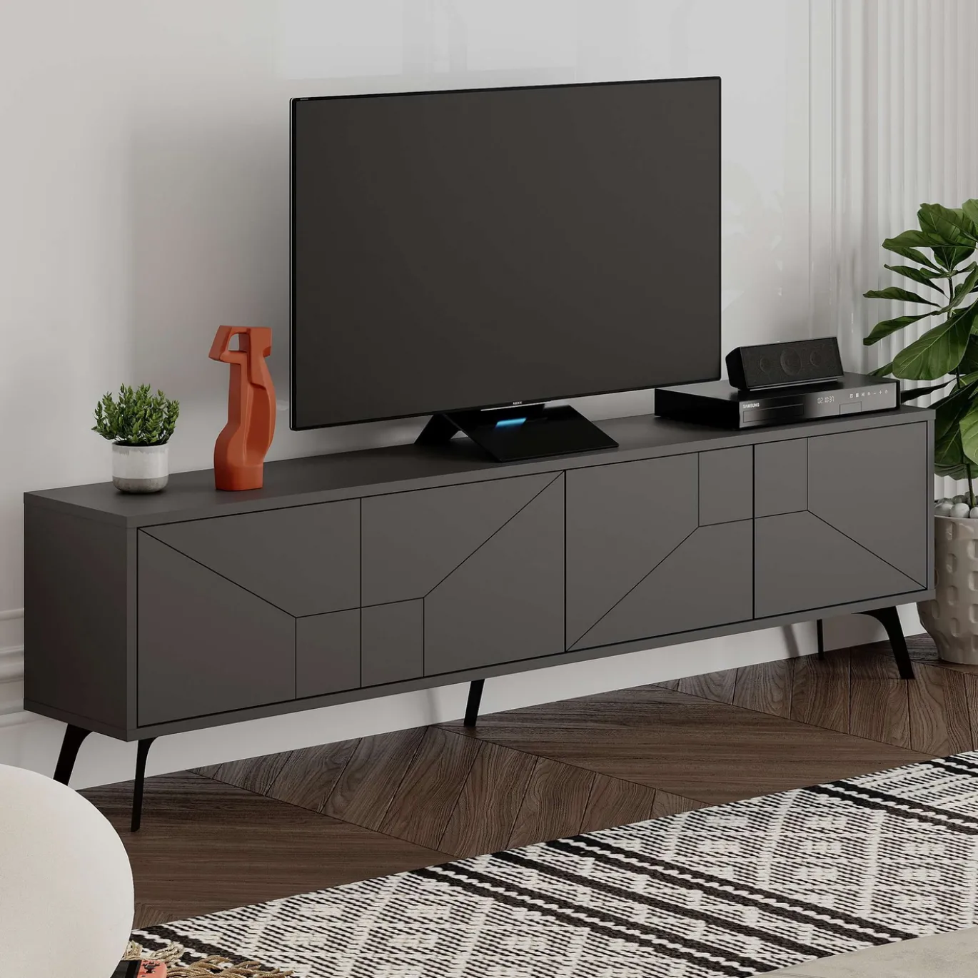 Tv-meubel Dune Antraciet 180cm