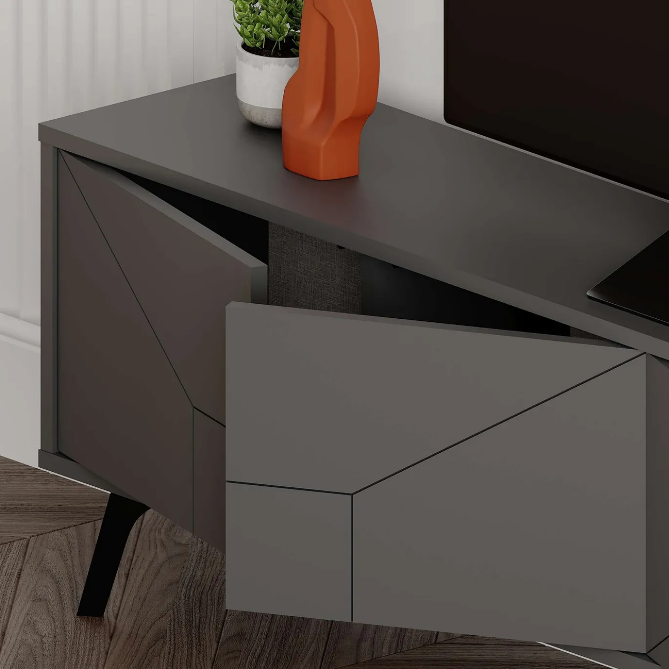 Tv-meubel Dune Antraciet 180cm
