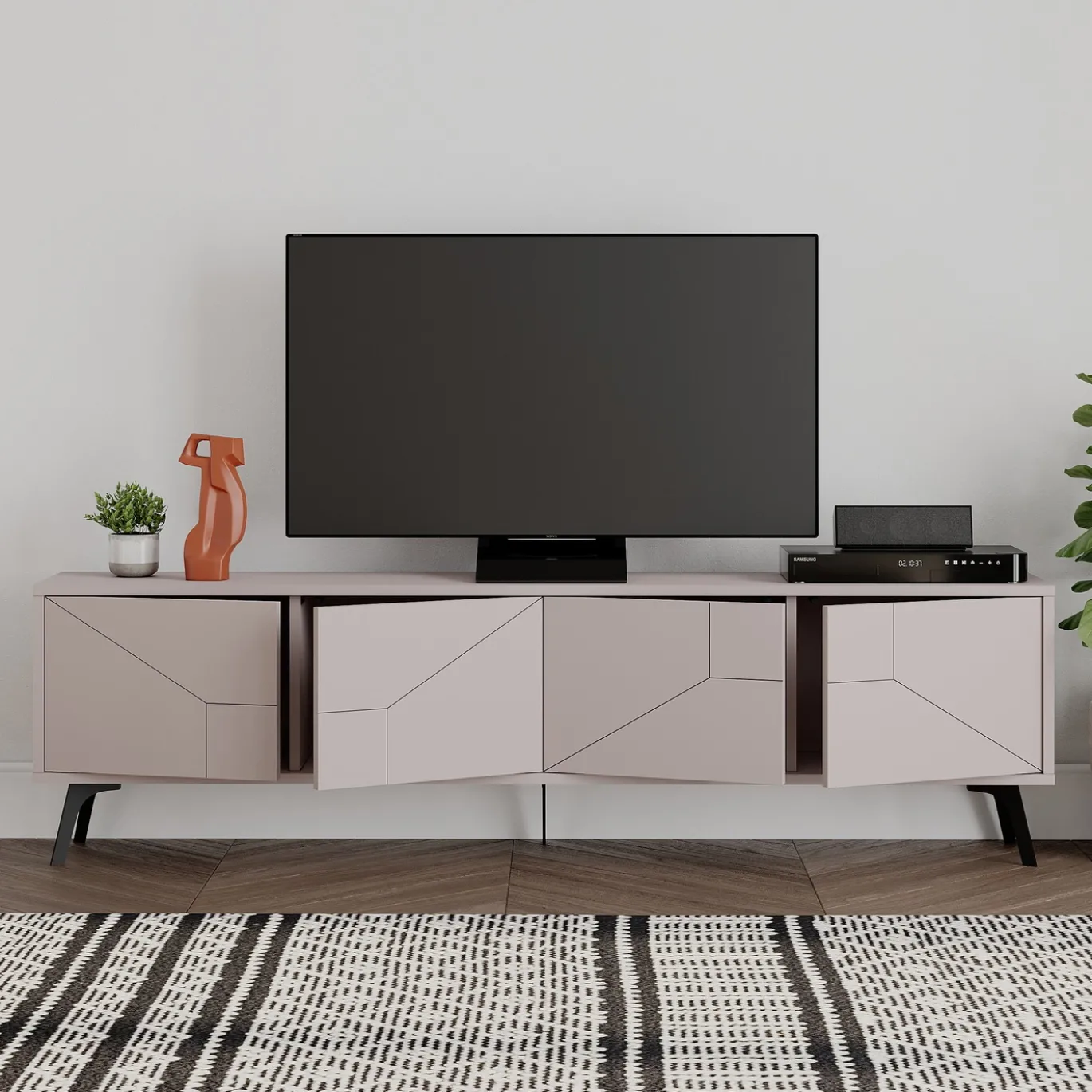 Tv-meubel Dune Licht Mokka 180cm