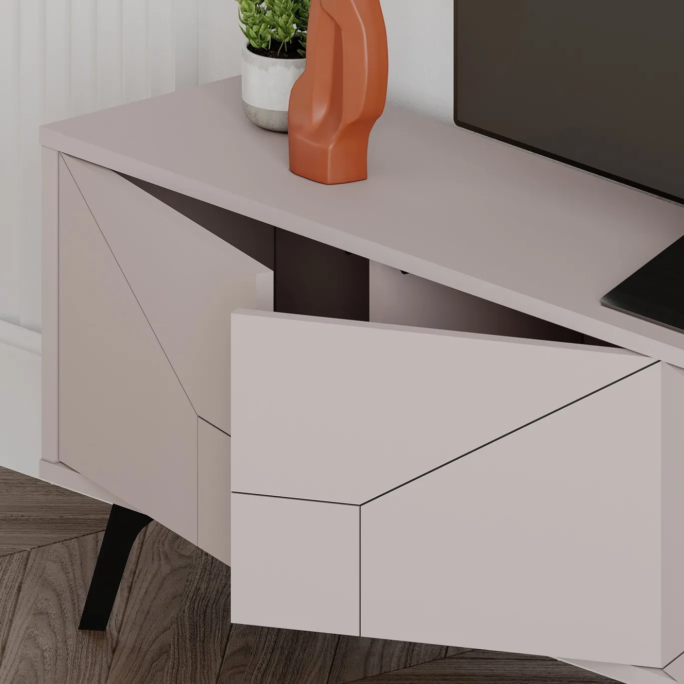 Tv-meubel Dune Licht Mokka 180cm