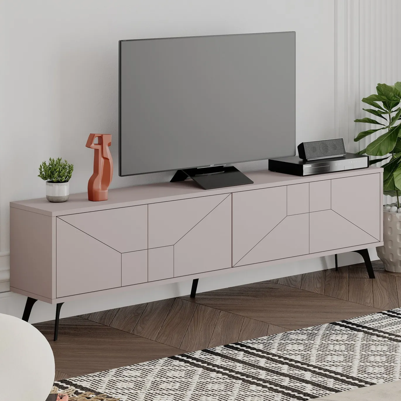 Tv-meubel Dune Licht Mokka 180cm